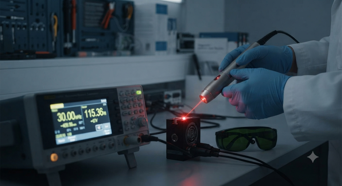 Banco prova e calibrazione laser Doctor Laser